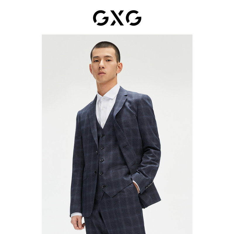 GXG奥莱 【斯文系列】秋季时尚V领英伦收腰马甲