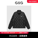新品 GXG男装 商场同款 运动周末系列黑色羽绒服2022年冬季