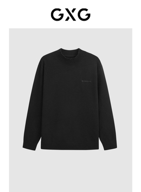 GXG男装 双色圆领毛衣针织衫 23年冬季品GEX12029714