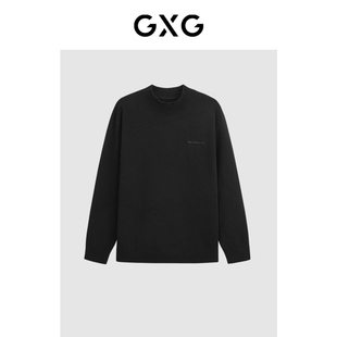 GXG男装 双色圆领毛衣针织衫 23年冬季品GEX12029714