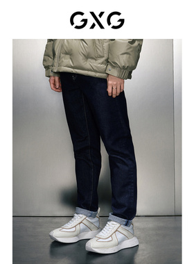 GXG男装 简约时尚直筒牛仔长裤 23年冬季品GEX10526024
