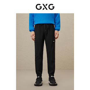 2023冬季 长裤 品GEX10225774 黑色收口工装 GXG男装