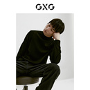 GXG男装 费尔岛系列黑色高领毛衫 冬季
