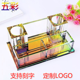 放置水晶底座桌架无线话筒防摔麦座酒店用话筒架KTV收纳盒麦克风