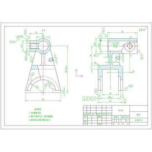 SW三维图转二维图solidworks工程图代画3d绘图机械设计cad制图