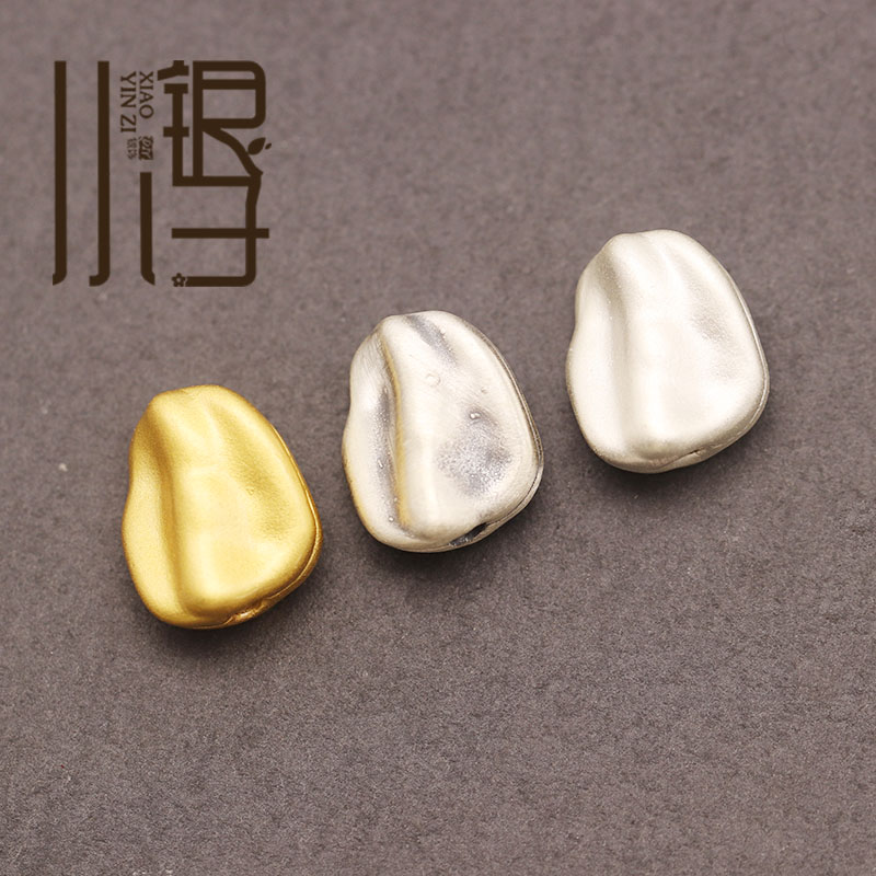 隔珠diys999足银不规则扁珠