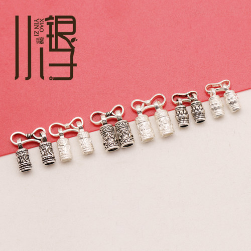 六字真言莲花绳编绳扣龙虾扣