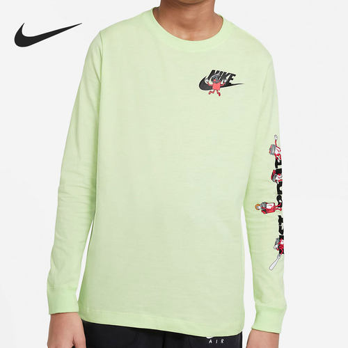 Nike/耐克正品新款 SPORTSWEAR 大童（男孩）长袖T恤DC7579-383