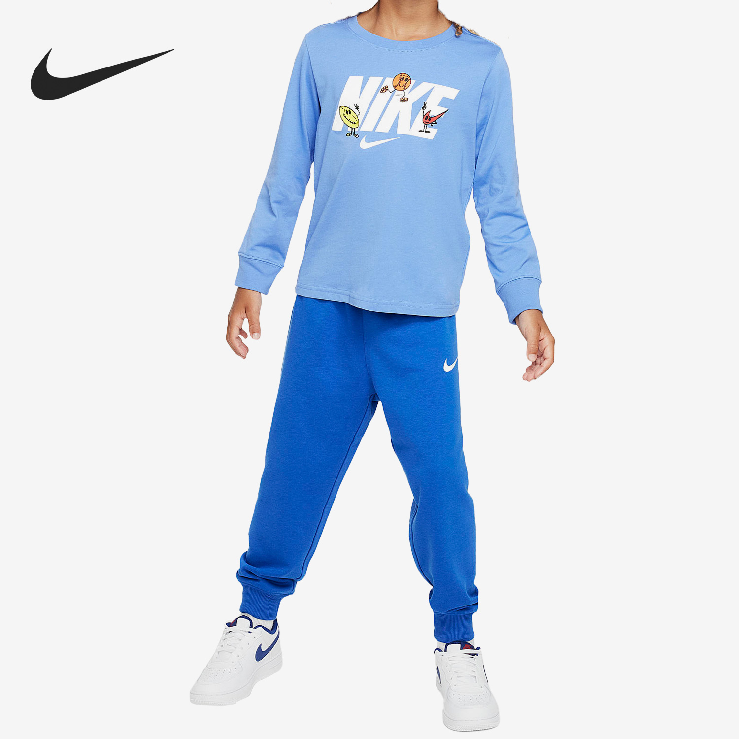 Nike/耐克正品Sportswear Sport Ball小童针织套装FZ6214-480