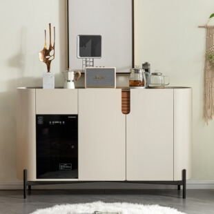 2025新款 茶吧机家用全自动一体消毒餐边柜实木智能置物柜饮水机