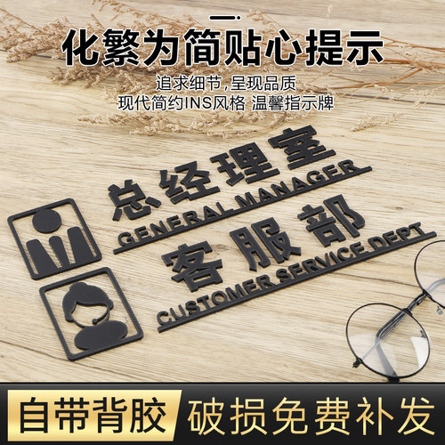立体科室牌门牌总经理室会议室牌