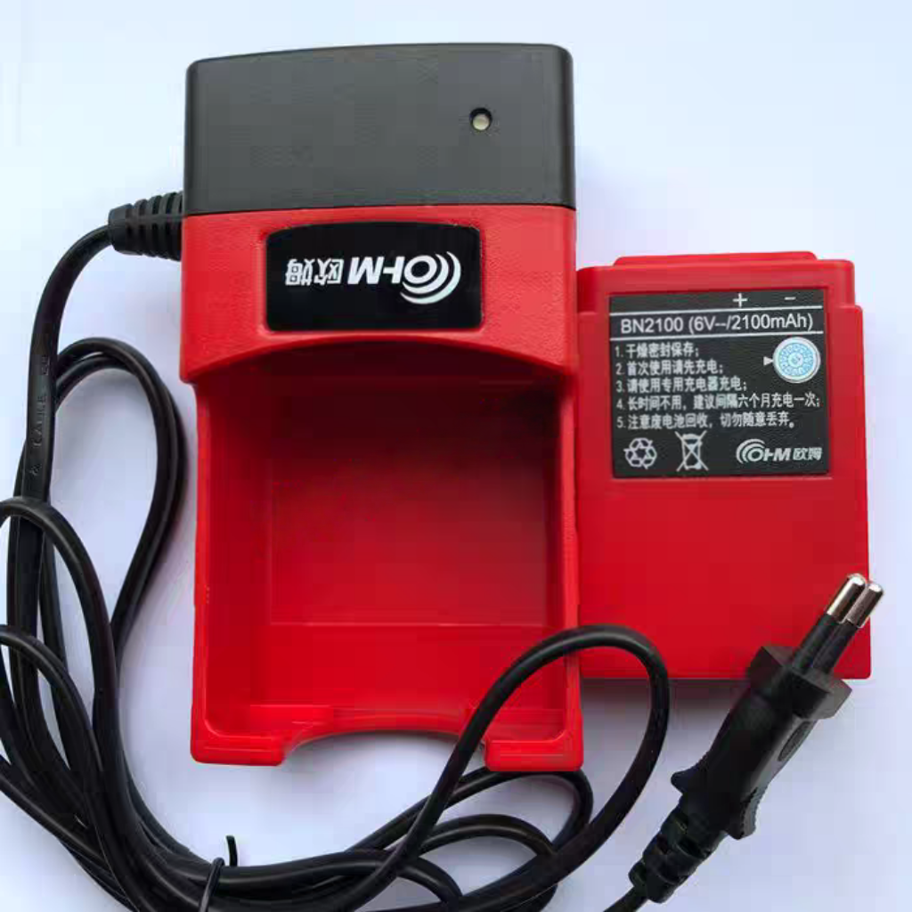 行车遥控器电池 欧姆电池BN2100 6V2100mAh欧姆电池充电器