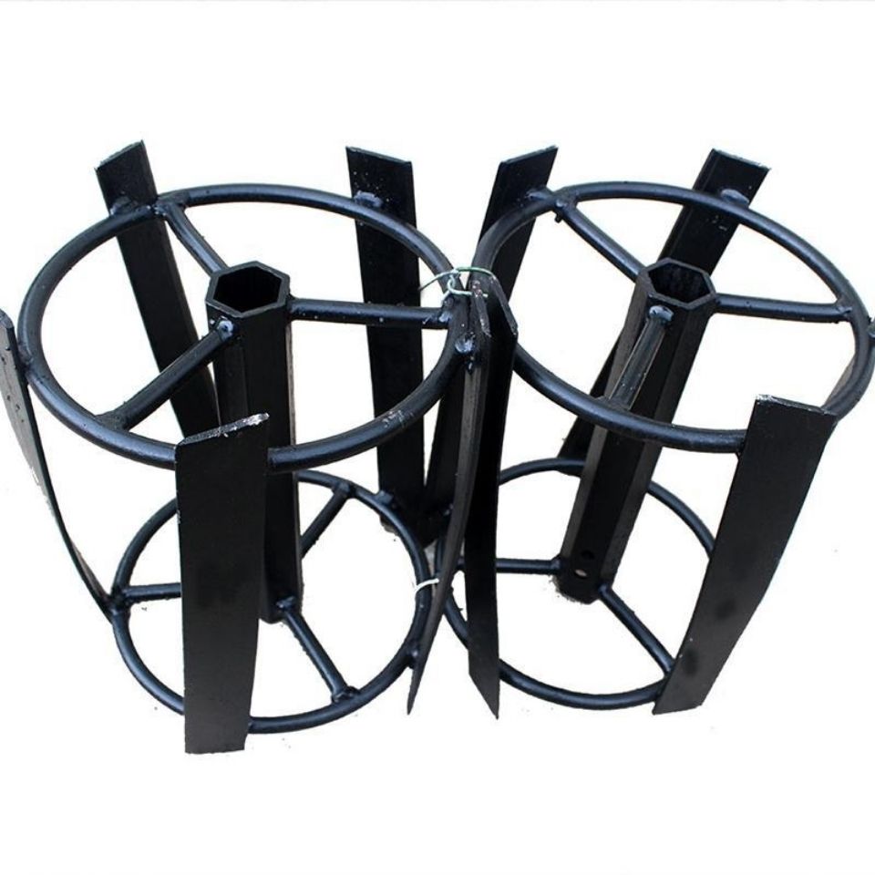 微耕机配套农机具 防缠草除草轮 割草轮 锄草轮 锰钢刀片 包邮