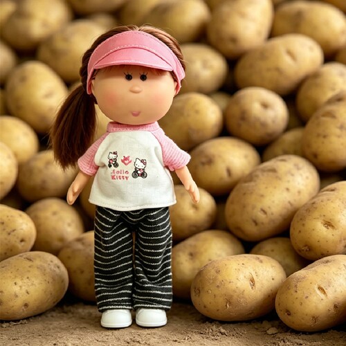 西班牙土豆娃娃衣服24cm mia娃娃配件换装过家家女孩DIY玩具外贸