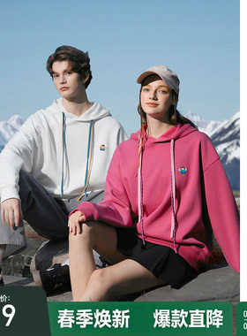 【小花人】bosie伯喜2025年秋季新款cleanfit连帽卫衣男情侣外套