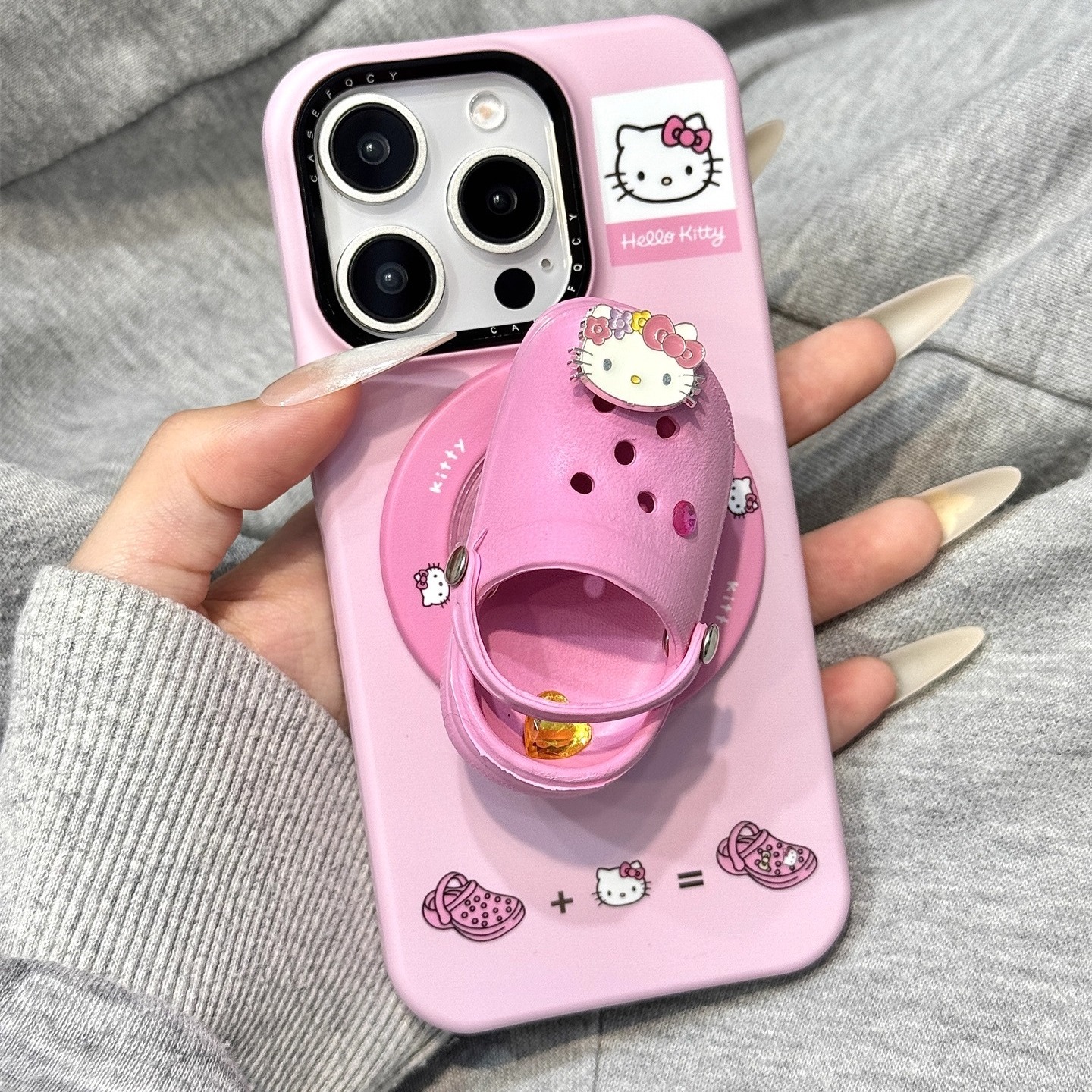 适用iPhone手机壳磁吸支架创意