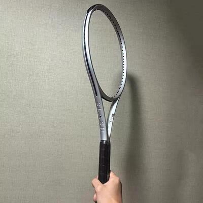 代购Wilson pro staff威尔胜定制网球拍电镀银配色时尚小黑拍小