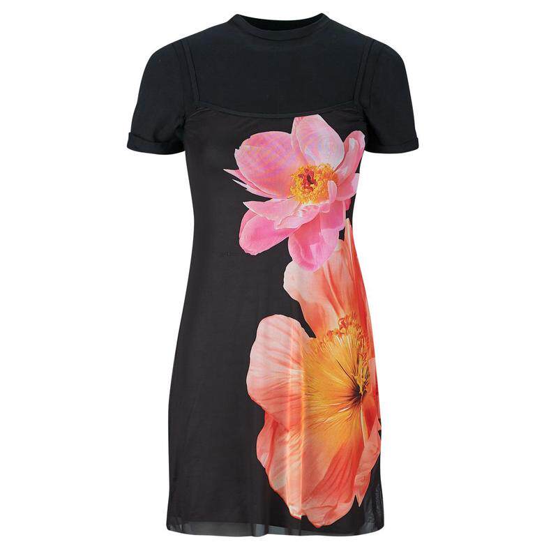 海外代购Desigual女士连衣裙修身版印花款日常休闲度假出游