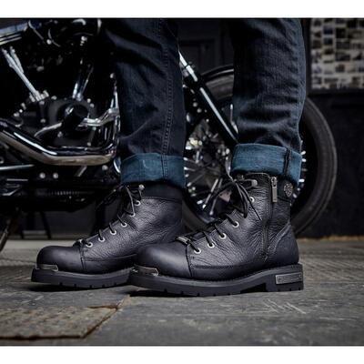 海外代购Harley Davidson/哈雷戴维森男士马丁靴防滑耐磨