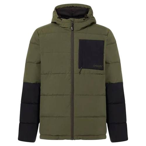 代购Oakley欧克利男士羽绒服保暖防风防水棉服连帽长款外套