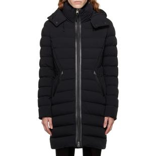 代购Mackage女士外套可拆卸帽羽绒服双向拉链冬季外套户外活动