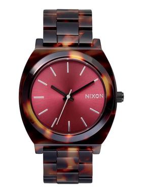 代购Nixon尼克松手表Time Teller醋酸纤维复古玳瑁色时尚男女腕表