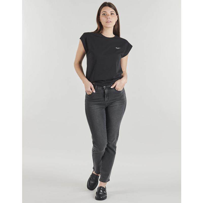 海外代购Levi’s/李维斯女士运动牛仔裤舒适高腰直筒日常休闲
