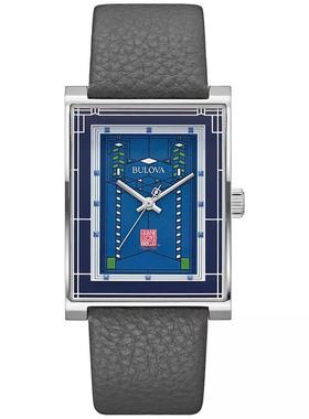 代购BULOVA宝路华男士手表防水欧美腕表Robie House石英时尚配饰