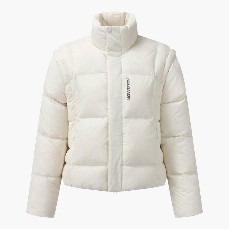 代购SALOMON萨洛蒙女士羽绒服保暖防风轻便轻量羽绒服立领长袖