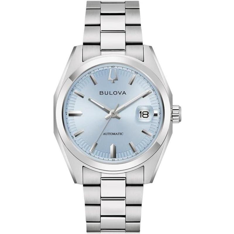 海外代购BULOVA/宝路华男士手表欧美腕表日历显示背透机芯