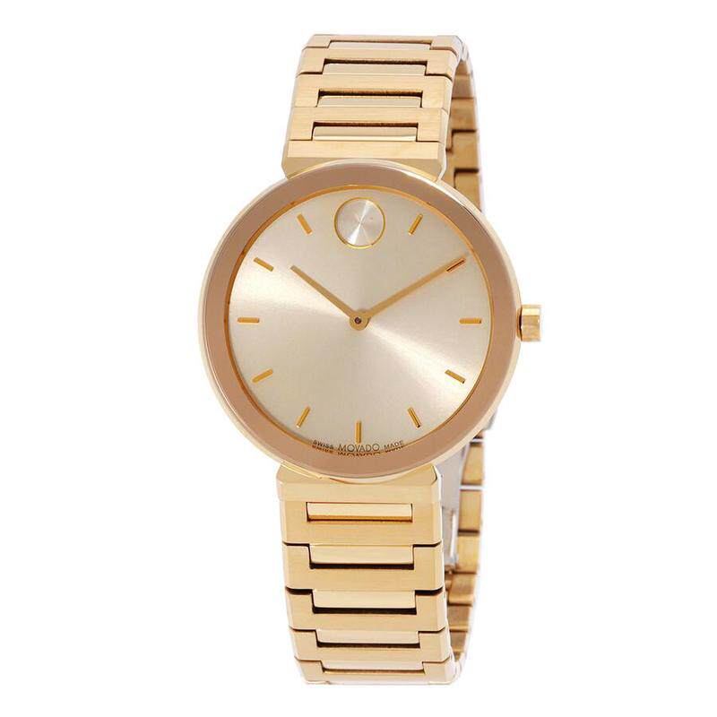 海外代购Movado/摩凡陀女士手表瑞士腕表耐磨K1玻璃精准计时