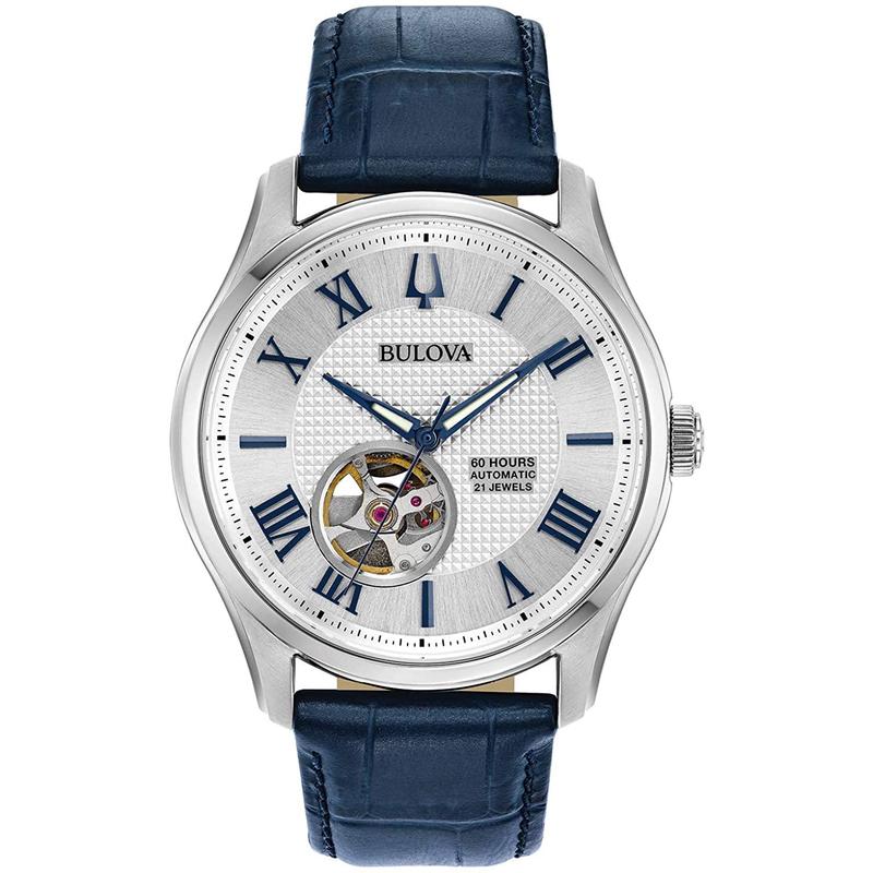 海外代购BULOVA/宝路华女士手表欧美腕表长动力储存镂空机芯