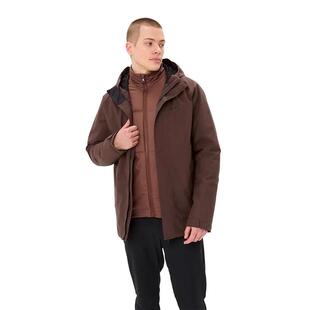 代购VAUDE巍德男士保暖外套防水防风保暖三合一夹克连帽长袖