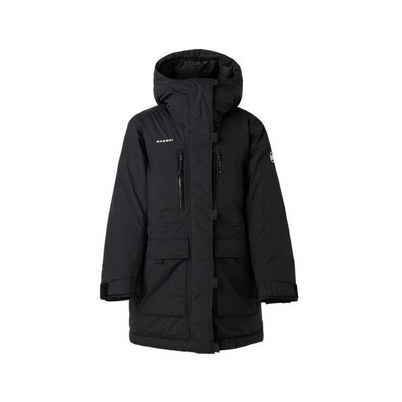 代购Mammut猛犸象女士羽绒服保暖防风保暖性保暖外套连帽中长款