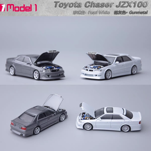 丰田追逐者JZX100 Chaser MK6  Model One 1:64 仿真开盖汽车模型