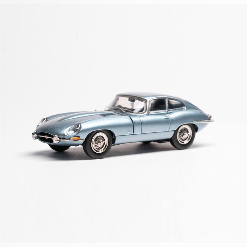 正品收藏1961款捷豹 E-Type GFCC 1:64老爷车仿真合金汽车模型开