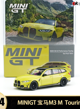 宝马M3 M Performance Touring MINIGT 1:64旅行合金汽车模型1102
