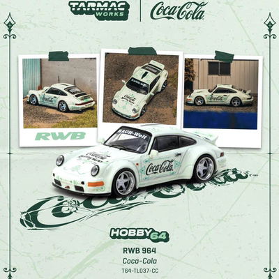 保时捷911964RWB可口可乐模型
