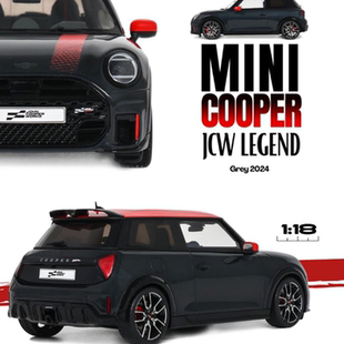 2024款宝马迷你MINI COOPER JCW OTTO 1:18 仿真树脂汽车模型收藏
