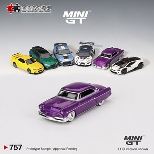 老爷车MINIGT1 1954款 64仿真合金汽车模型 改装 Rod 林肯Capri Hot