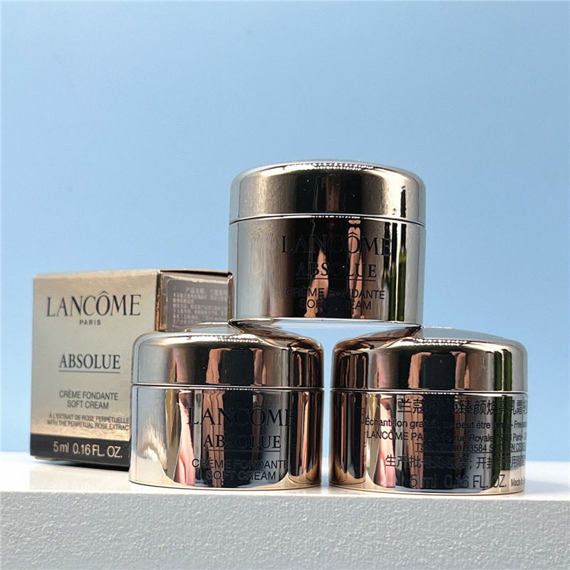 3瓶 专柜小样 兰蔻菁纯臻颜精萃乳霜5ml（轻盈版）清爽抗老面霜