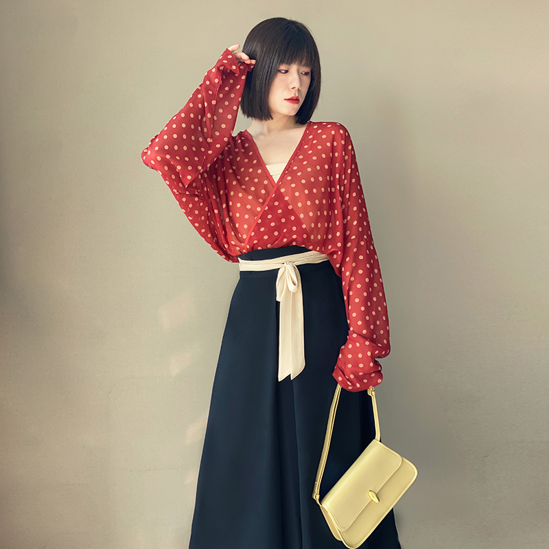 大码宋制汉服随淇自然港风飞机袖