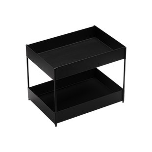 草木祠 铁艺茶棚双层茶具茶壶置物架茶馆茶室桌面收纳架展架杯架