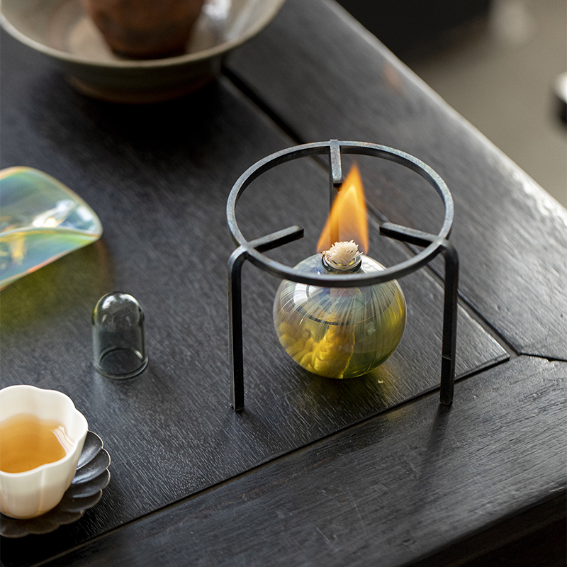 高硼硅玻璃耐热酒精灯油灯煮茶炉