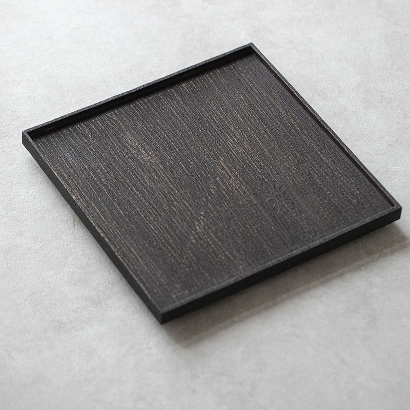 茶盘干泡台壶承正方形柚木