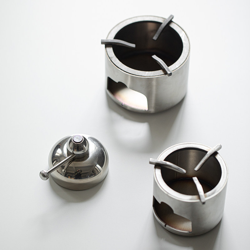 草木祠 不锈钢户外小茶炉温茶炉煮茶器温酒炉灯底座火炉,餐饮具,煮茶炉,淘宝优惠券,粉丝福利购,淘宝优惠卷