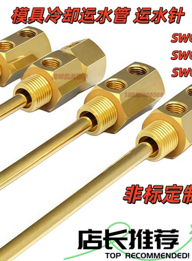 模具冷却运水针SWCP11不锈钢黄铜点冷管非标定制来图加工SWCT12