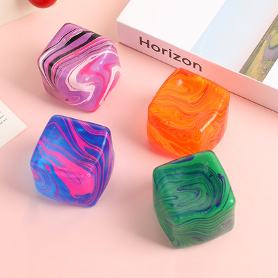 亚马逊Needoh同款流纹冰块麦芽糖捏捏乐解压玩具发泄慢回弹捏捏