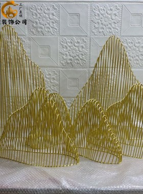 金属装饰中式铁艺假山