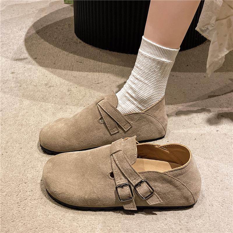 大码女鞋41一43胖脚宽肥网红勃肯鞋女日系复古平底软底孕妇乐福鞋,女鞋,勃肯鞋/软木鞋,淘宝优惠券,粉丝福利购,淘宝优惠卷